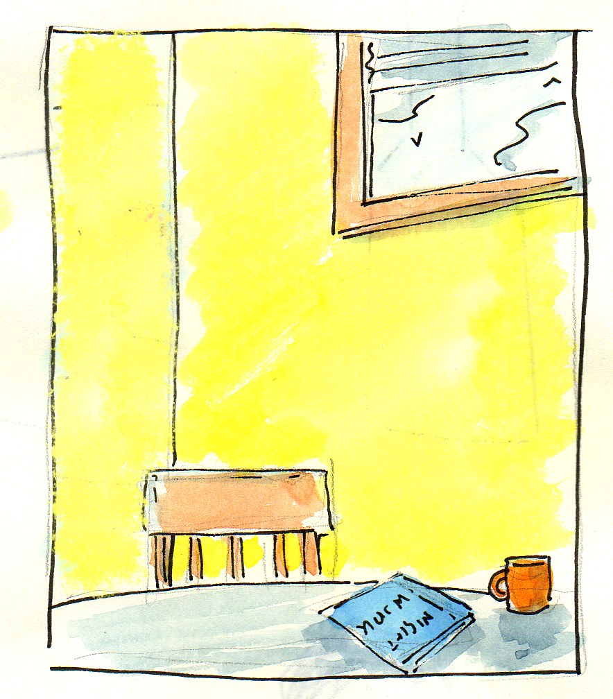 Yellow room illustration